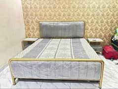 iron bed double king size factory rate