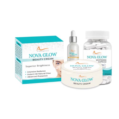 Nova Glow 3 IN 1 Combo. Beauty Cream, Serum, Whitening Capsules 0