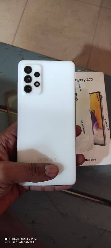 Samsung A72 8 128 complit saman ha. 2