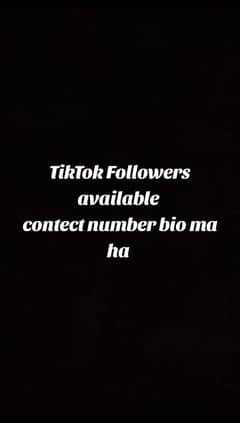 TikTok likes and followers and views available