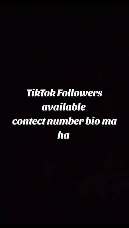 TikTok likes and followers and views available 0