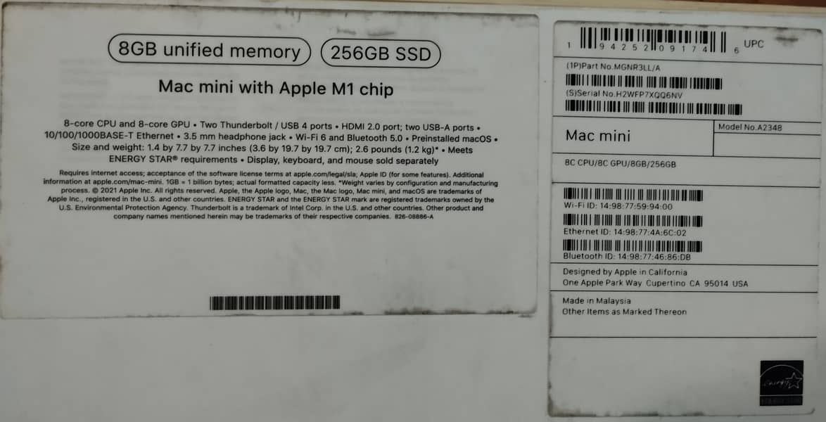 M1 Mac mini 2020 3