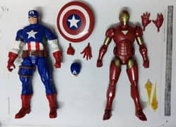 Marvel Legends Ironman and Captain America