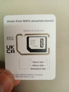 physical ((UK**SIM**)) available in Pakistan