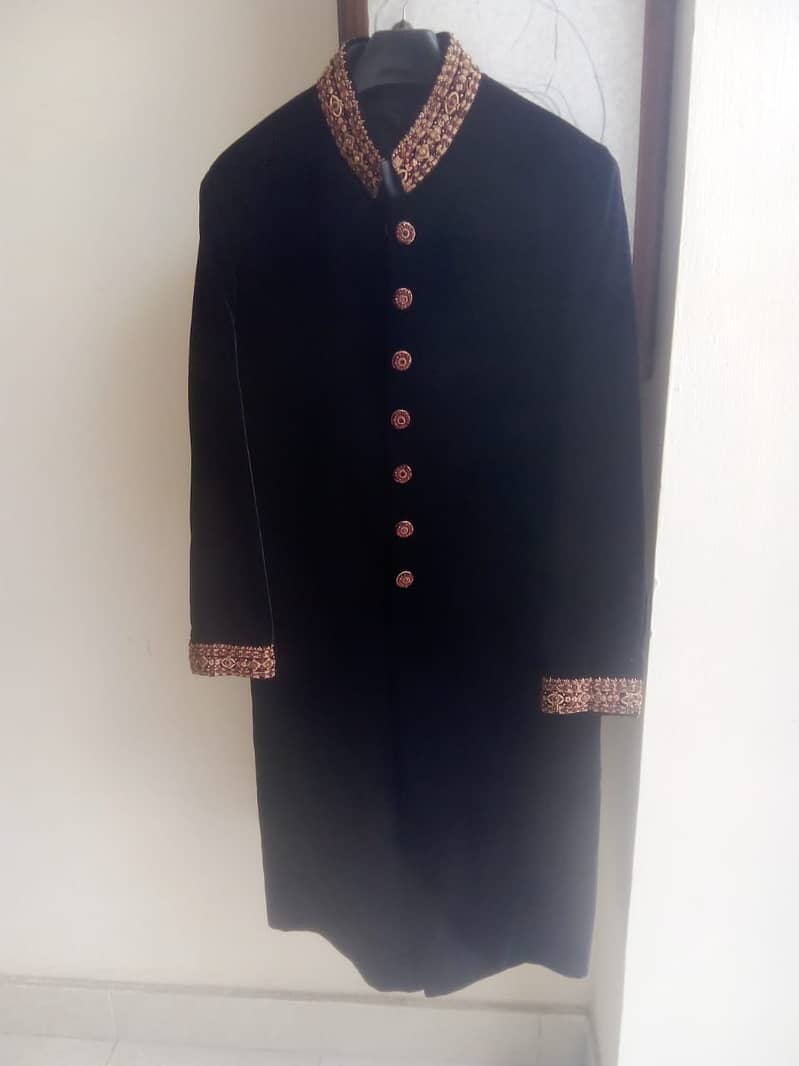 Velvet Sherwani 0