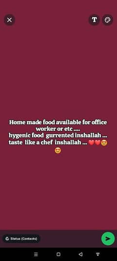 Hygenic Home made khana