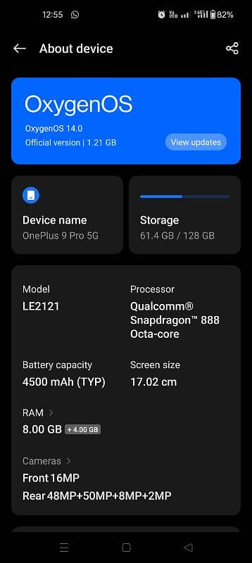 One plus 9pro 5