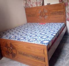 king size bed with mattress for sale