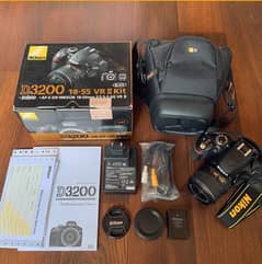 Nikon D3200 DSLR Camera with 18-55mm VR II Kit – Great Condition!