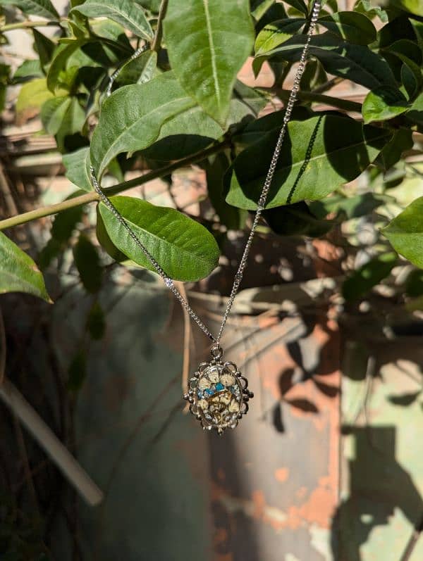 resin pendant and ring 4