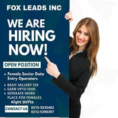 We are Hiring Data Entry Operators