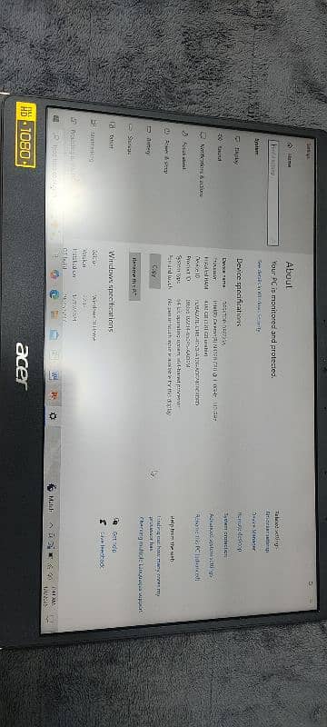 Acer core i5 4th generation 8