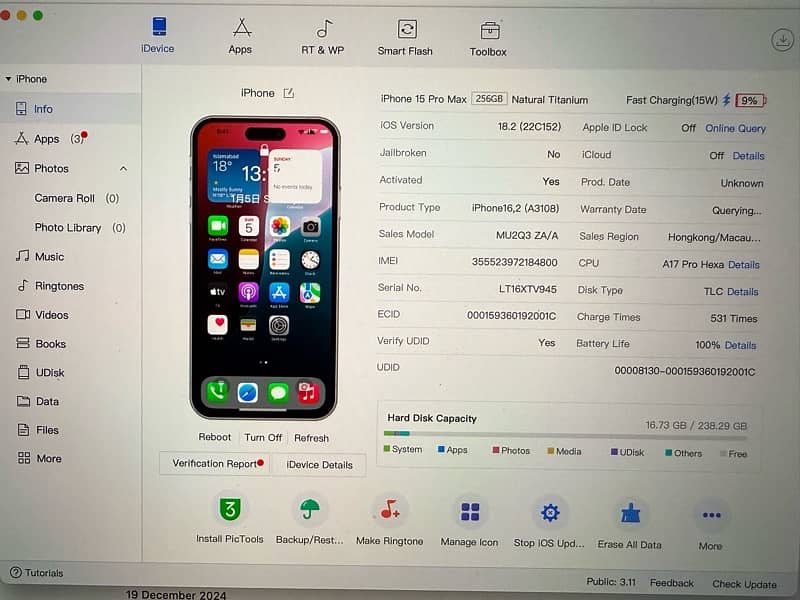 Apple iPhone 15 Pro Max 256GB HK Non PTA 4