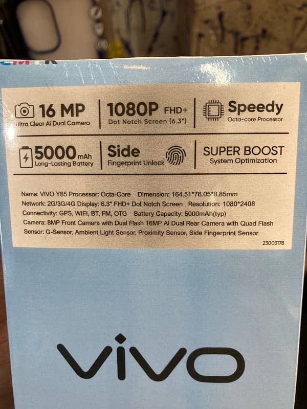 vivo Y85 4/65 brand new 1