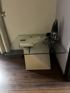 Centre Table with Glass Top