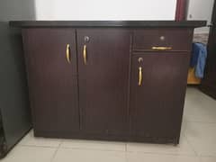 two wardrobes in good condition for pots, shoes, grow sry for only 18k