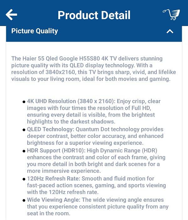 Haier QLED 55inch 3