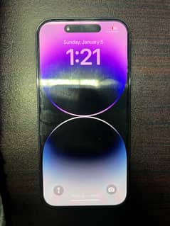 iPhone 14 Pro 128 GB Deep Purple Factory Unlock Non PTA With Box