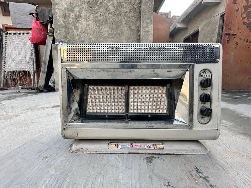 Double Panel Singer Gas Heater 0