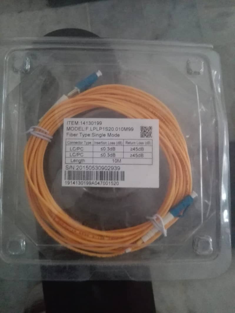 Fiber patch cord 10