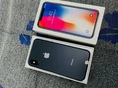 iphone x 256 gb  pta approved Fu with box face id okay