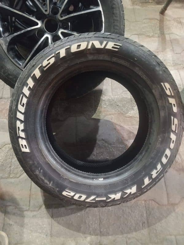 Brand new Brightstone KK_702 Xli /GLI tyre with Alloy Rims for sale . 1