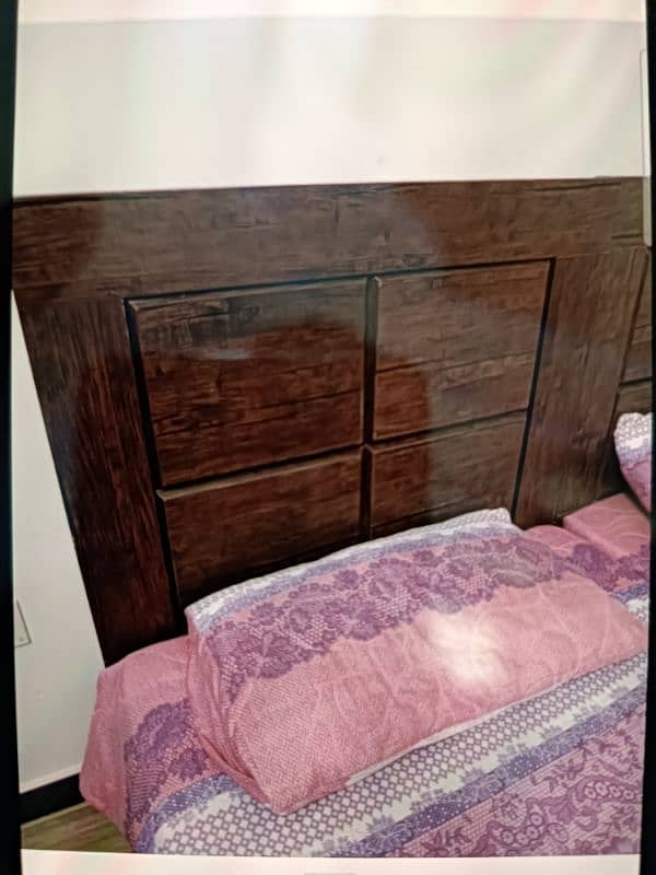 Two Single wooden Beds 3