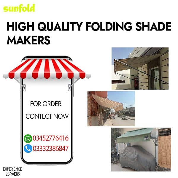 High-Quality Car Parking  Shade our for home shops Windows & Terrace 4