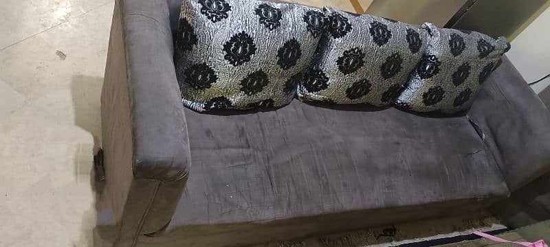 gray sofa, 5 gray seater sofa, sofa set, furniture, home deco, 1