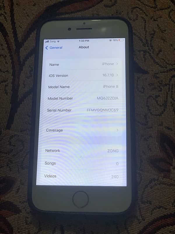 Iphone 8 Pta approved 64gb 3