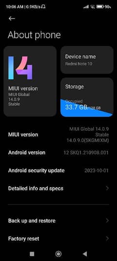 REDMI NOTE 10 FOR SALL I CHANG MY PHONE