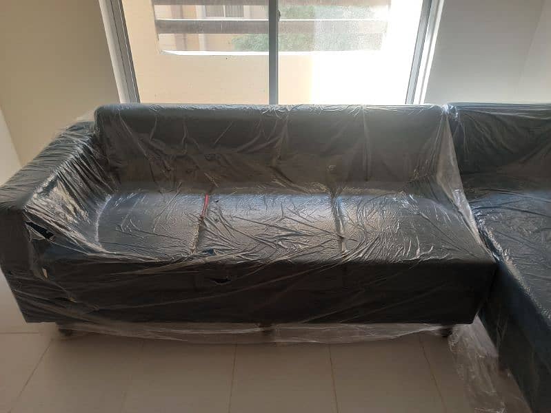 6 Seater L shaped Sofa with 6 Cushion || Brand new Condition 5