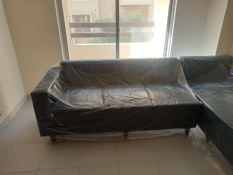 6 Seater L shaped Sofa with 6 Cushion || Brand new Condition 8