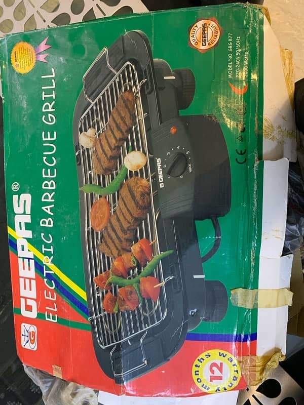 GEEPAS ELECTRIC BBQ GRILL(BRAND NEW) 0