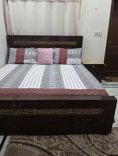 bed with said table