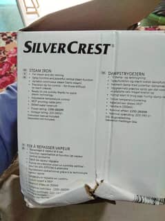 silver crest steam iron