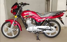 Suzuki GD110s 2025 Red Black Grey Blue