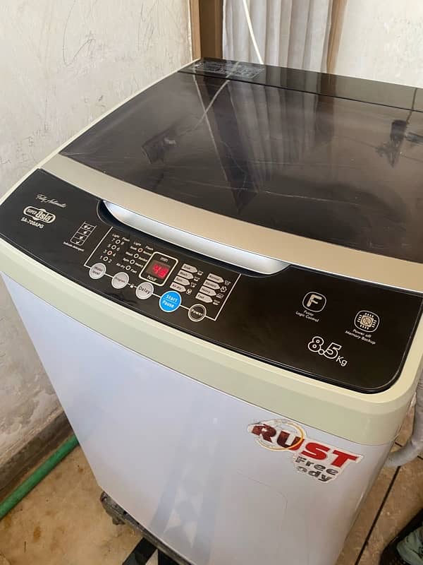 super asia fully automatic with dryer 8.5 kg load (lush condition) 1