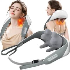 Cordless Neck & Shoulder Massager Shawl with Heating