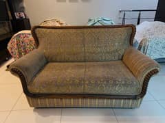 3 seater sofa with original wood