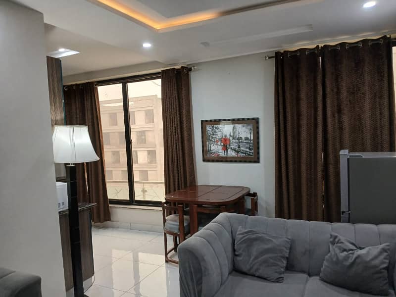 ONE BED FURNISHES APARTMENT SECTOR E BAHRIA TOWN 8