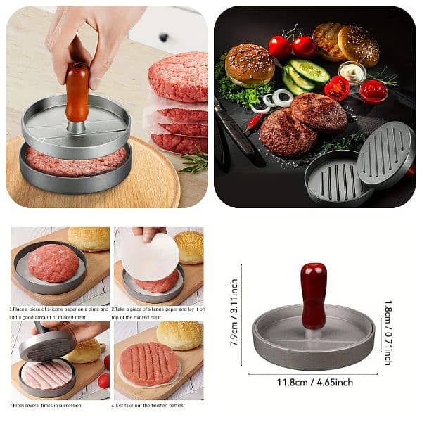 1 pc Burger Press Non-Stick 0