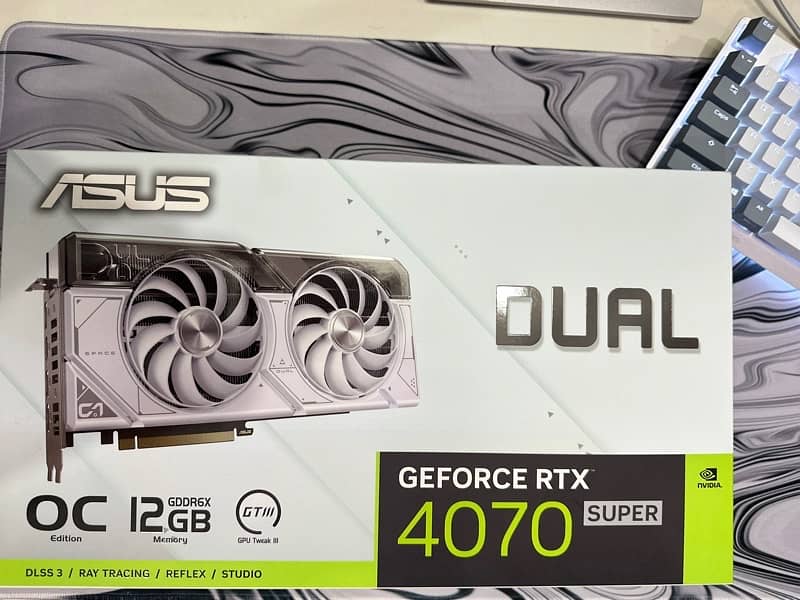 ASUS RTX 4070 SUPER White OC Edition 12GB GDDR6X. 0