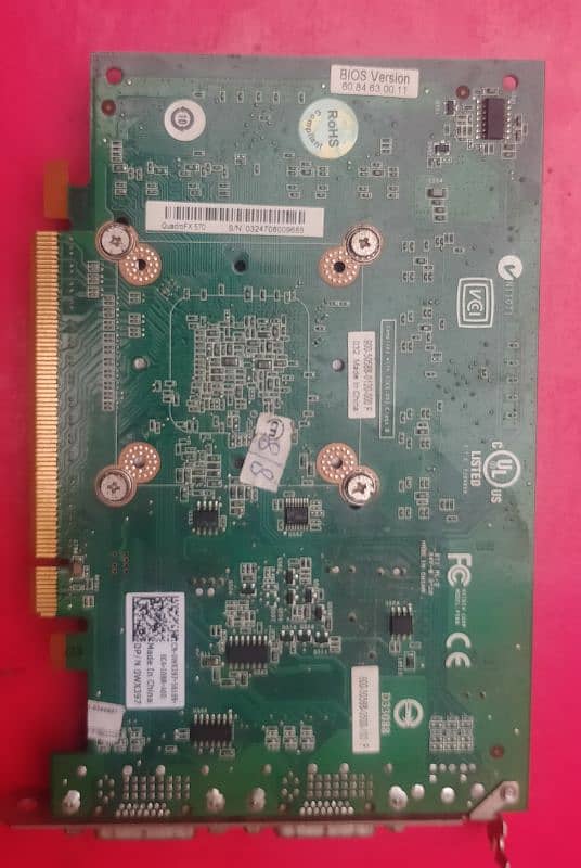 Nvidia Quadro Card 512MB 1