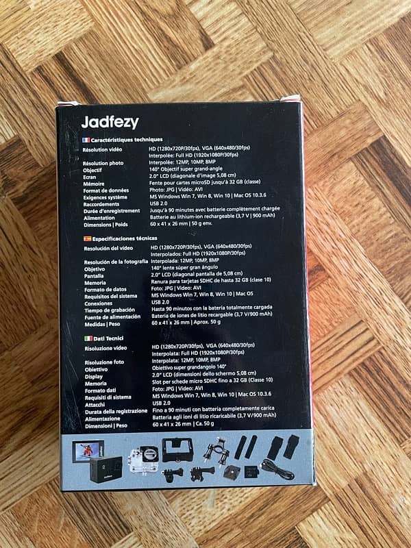 Jadfezy HD 1080P Action Camera | Brand new 1