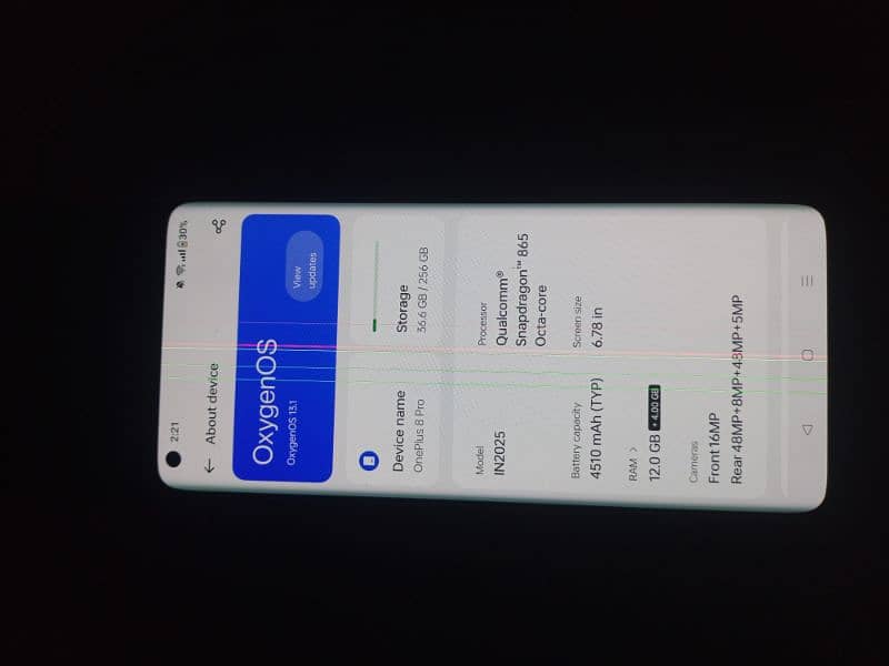 OnePlus 8pro 16 256 pta approved for sale 1