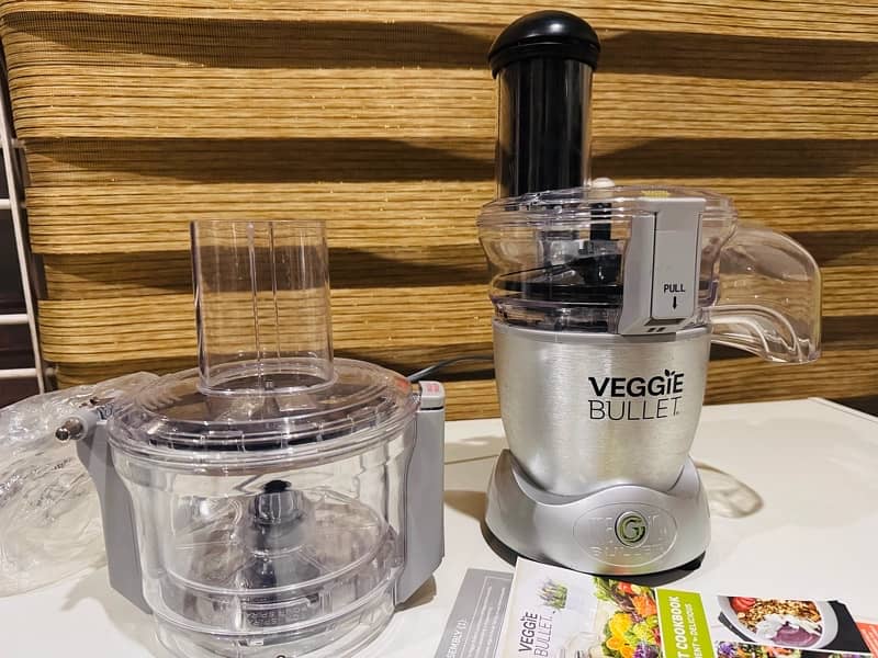 Veggie Bullet Electric Spiralizer & Food Processor, Silver 0