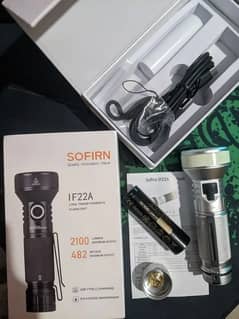 Sofirn if22a 5000mah power bank flashlight agriculture gun SFT 40 EDC