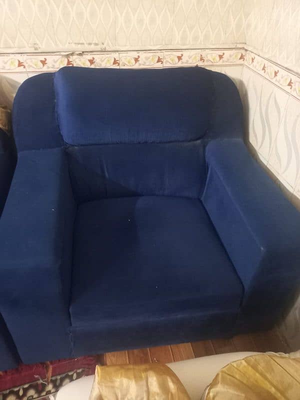 sofa for sale  Velvet Fabric . . 3+2+1 2