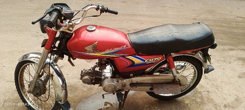 Honda CD 70 14 model bike condition 0